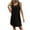 Black, variant on Summer Plus Size Dresses for Womens 2026 Fashion Solid Color Sleeveless Round-Neck Button Pocket Casual Dress