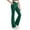 Green, variant on dazeni Girl's Athletic Leggings Flare Pants with Pockets High V Waisted Yoga Bootcut Pants Youth Full Length Bell Bottoms Legging Gray