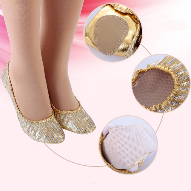 2 pares de zapatillas de ballet para mujeres y niñas / de danza del vientre / de danza de yoga US7,8 Salvador Zapatillas de ballet para mujer