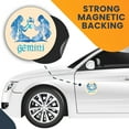 thumbnail image 7 of Magnet Me Up Gemini Zodiac Sign Magnet Decal, 5 Inch Round, Vinyl Automotive Magnet, 7 of 7