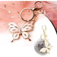 thumbnail image 4 of Llavero de mariposa de 2 piezas - Lindos llaveros, regalo de mariposa, Crys, 4 of 5