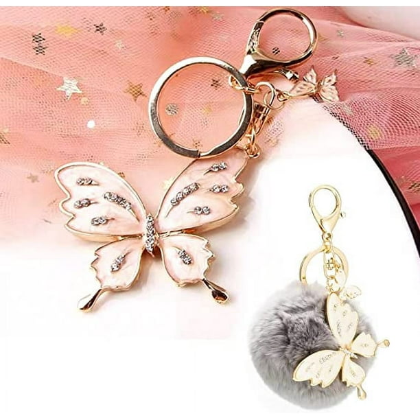 MUCOOS Llavero De Mariposa Hueca, Llavero Personalizado, Llavero De