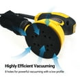 thumbnail image 4 of Orbital 5 Inch Random Orbital Sander with 15Pcs Sandpapers 12000RPM 6 Variable Speed Sander Machine High Performance Dust Collection System for Woodworking, 4 of 7