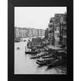 thumbnail image 2 of Schick, Cyndi 12x14 Black Modern Framed Museum Art Print Titled - Array of Boats Venice, 2 of 5