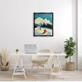 thumbnail image 2 of Stupell Industries Aspen Winter Ski Scene Graphic Art Jet Black Floating Framed Canvas Print Wall Art, Design by Ziwei Li, 2 of 8