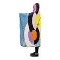 thumbnail image 1 of HATIART Hooded Blanket Vintage Circles Design Wearable Blanket Comfotable Hooded Throw Wrap 56x80 Inch, 1 of 3