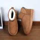 thumbnail image 2 of Nuevos botines planos con plataforma para hombre, botas de nieve de gamuza de felpa, zapatos casuales cálidos, invierno 2021, nuevos zapatos gruesos de moda gótica, botas Chelsea para hombre, 2 of 5