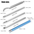 thumbnail image 1 of With 12Pcs/Set High Hardness Metal Lathe Turning Tool Kit Boring Bar Holder Set for Processing Steel Parts Handheld Woodworking Tool, 1 of 7