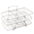 thumbnail image 3 of veasfak Multi Layer Air Fryer Rack 3 Tier Air Fryer Rack for Oven Microwave Stockpot, 3 of 8