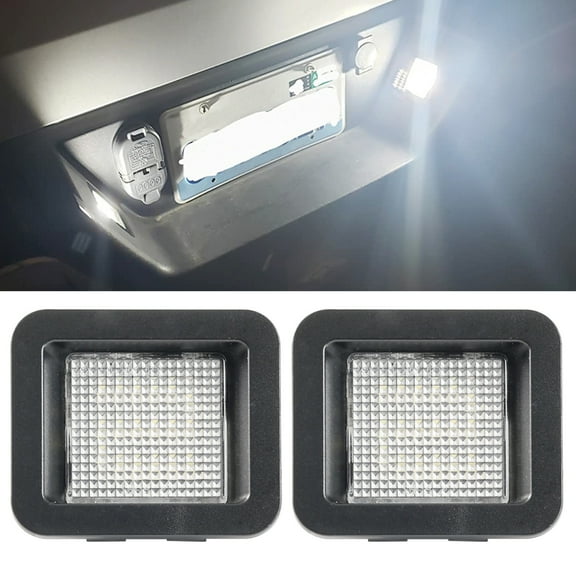 AUTOXBERT 2X Truck License Plate Light Assembly for Ford F-150 2015-2024 Raptor 2015-2024