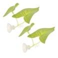 thumbnail image 4 of ELAYARD 2-Pack Betta Fish Breeding Leaf Hammock with Cups, Green Plastic Aquarium Accessory for Fish Tank, 4 of 6