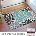 thumbnail image 3 of Simple Petal Shaped Geometric Floral Pattern Door Rugs,Washable Non Slip Door Mats Indoor,Decorative Door Mats,Entry Mat Indoor for Entrance,Bedroom,Kitchen,Bathroom,16"x24", 3 of 6