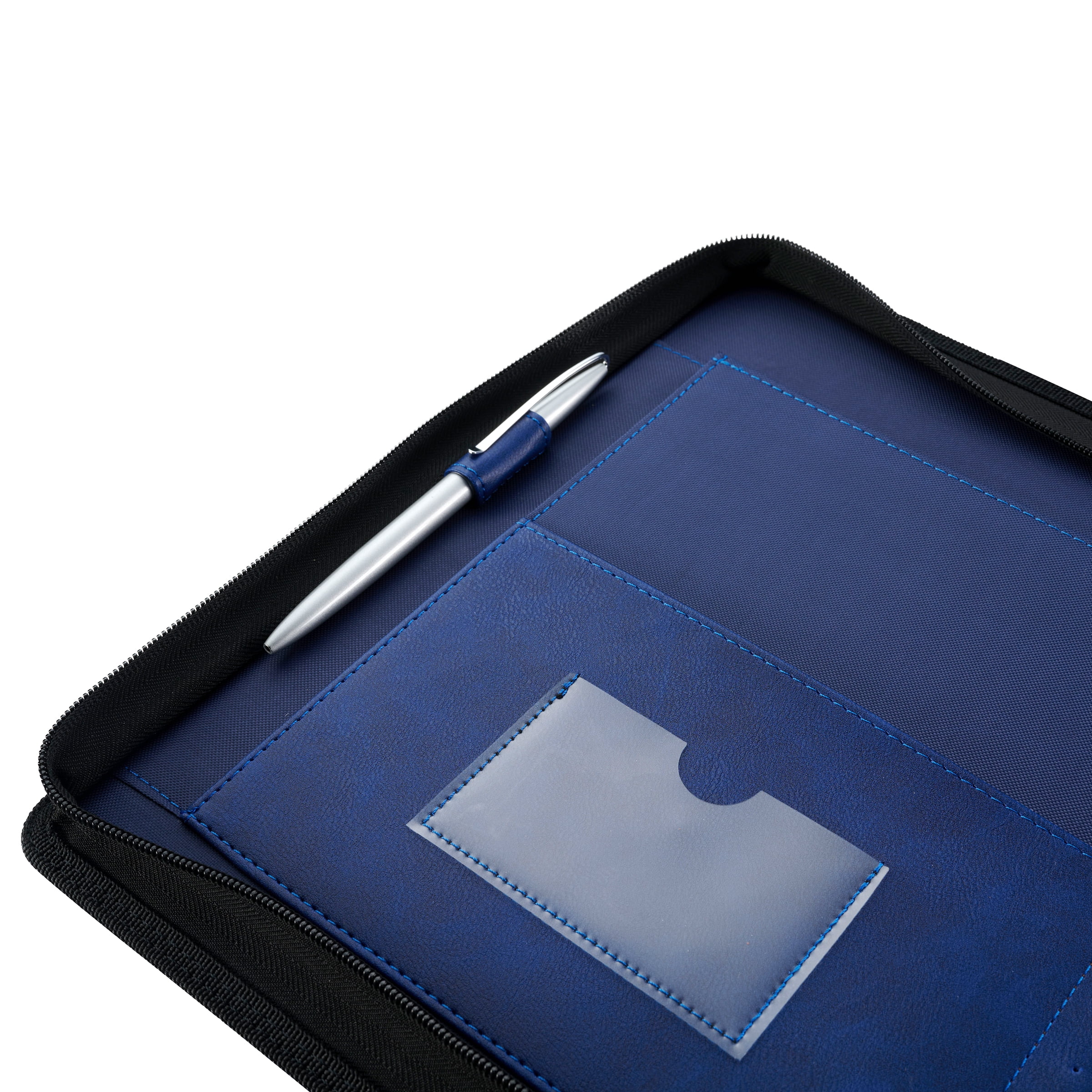 Inkline 7-Ring Check Binder 500 Check Capacity Portfolio Organizer, 9" x 13" Navy