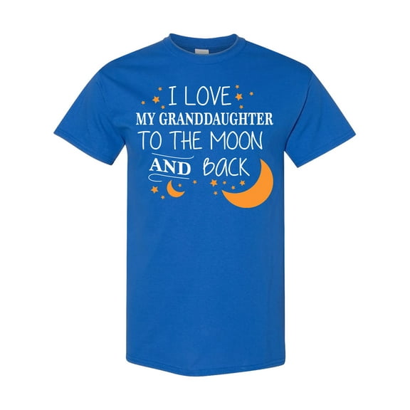 Inktastic I Love My Granddaughter to the Moon and Back T-Shirt