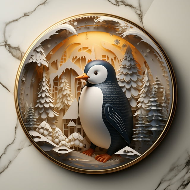 Cardinal Ornament ornament 3D Sublimation ornaments For Ornaments Felt Ornament Pattern Ch - As Picture - 5-Pack