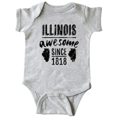 

Inktastic Illinois Awesome Since 1818 Gift Baby Boy or Baby Girl Bodysuit