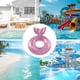 thumbnail image 4 of Lekihaqq Mermaids Inflatable Ring Pool Float Toddler Child Glitter Sequin Cool Swim Toy Summer Fun Beach Swim Trainer, 4 of 4
