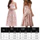thumbnail image 2 of Vestido De Playa Vestido de playa para mujer Cómodo estampado floral Vestido largo Fiesta Clubwear (Rosa L) Cgtredaw para Mujer Rosa T M, 2 of 6