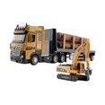 thumbnail image 2 of Camión de construcción, vehículo de juguete, grúa de juguete, camión de transporte, vehículo de juguete, juego de juguetes para niños de 3, 4 y 5, 2 of 9