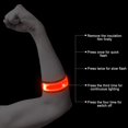 thumbnail image 5 of HZKAICUN Led Bracelet, 4pc Reflective Led Luminous Bracelets Lightband Children Night Safety Light For Running Jogging Dog Hiking Running Outdoor Sports, 5 of 7