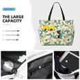 thumbnail image 3 of Xecao Lilies Flowers for versatile beach bag for women includes zipper pockets and waterproof material, ideal for vacations and adventures., 3 of 7