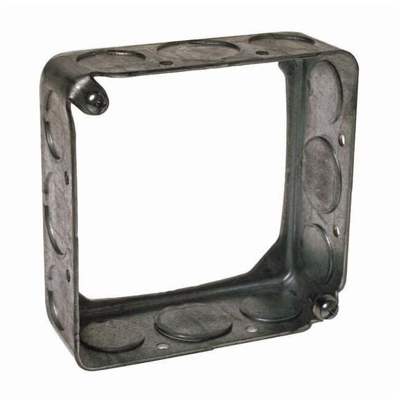 Raco Extension Ring, 2 Gangs, Steel, Square Box Type 202