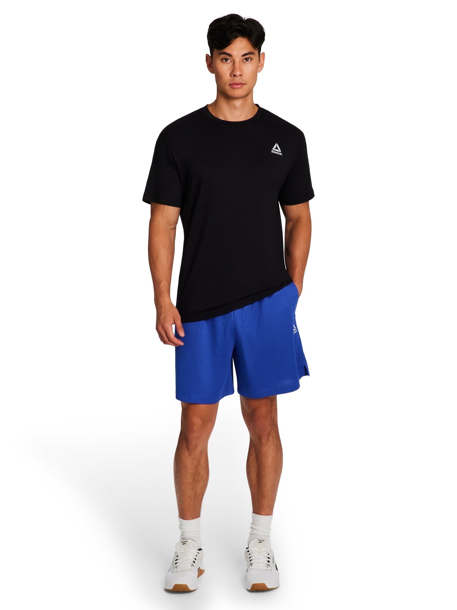 Reebok Men's & Big Men's Dash Rice Hole Mesh Gym Shorts, 7" Inseam, Sizes XS-5XL