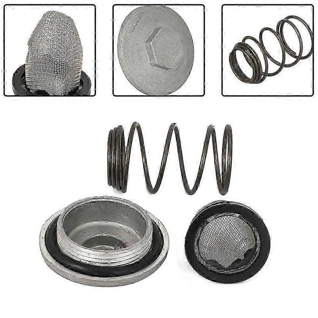 1 juego de filtros de aceite de motor, tapón de drenaje, perno y tapa para Honda PCX125 WW/A 2010-. Filtros duraderos para motocicletas.