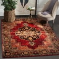 thumbnail image 3 of SAFAVIEH Vintage Hamadan Tahnee Traditional Area Rug, Red/Multi, 2'7" x 5', 3 of 8