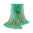 thumbnail image 2 of Women's Elegant Solid Color Shawl Lightweight Comfortable Scarf for Party & Leisure Events Green One Size, 2 of 3