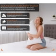 thumbnail image 4 of Almohada Memory Foam Gel Ajustable Cómoda Ergonómica Modelo Blanco, 4 of 4