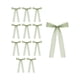 thumbnail image 2 of Decoración de candelabros con lazo mariposa – pack de 12 • Spandex de nailon • Blanco, rosa, verde • 24x12,5cm • Envoltura de regalos navideños, árbol de Navidad, mejora de candelabro, 2 of 6