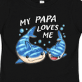 thumbnail image 4 of Inktastic My Papa Loves Me- whale shark Boys or Girls Toddler T-Shirt, 4 of 5