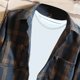 thumbnail image 4 of Fiudx Blusa Informal de Manga Larga con Cuello Vuelto para Hombre, Tela Suave y Cómoda, Ideal para El Trabajo, Fiestas y Bodas, Ideal para Salidas de Primavera y Otoño, Estilo Único y Moderno., 4 of 5