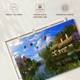 thumbnail image 6 of Elephant Stock Old River Cottage Wall Art - Horizontal Canvas Wall Art - Living Room Wall Decor - Nature Canvas - Green And Blue Decor By Dominic Davison - 45" x 30", 6 of 8