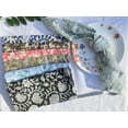 thumbnail image 5 of The Cozy Creations Assorted 70 PCS Cloth Napkins Set, 6 x 6 inch Floral Hand Block Printed Napkins, 100% Cotton Mix and Match Christmas Dinner Cocktail Party Table Napkins, 5 of 10