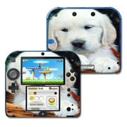 Mightyskins Protective Vinyl Skin Decal Cover for <mark>Nintendo</mark> 2DS wrap sticker skins Puppy