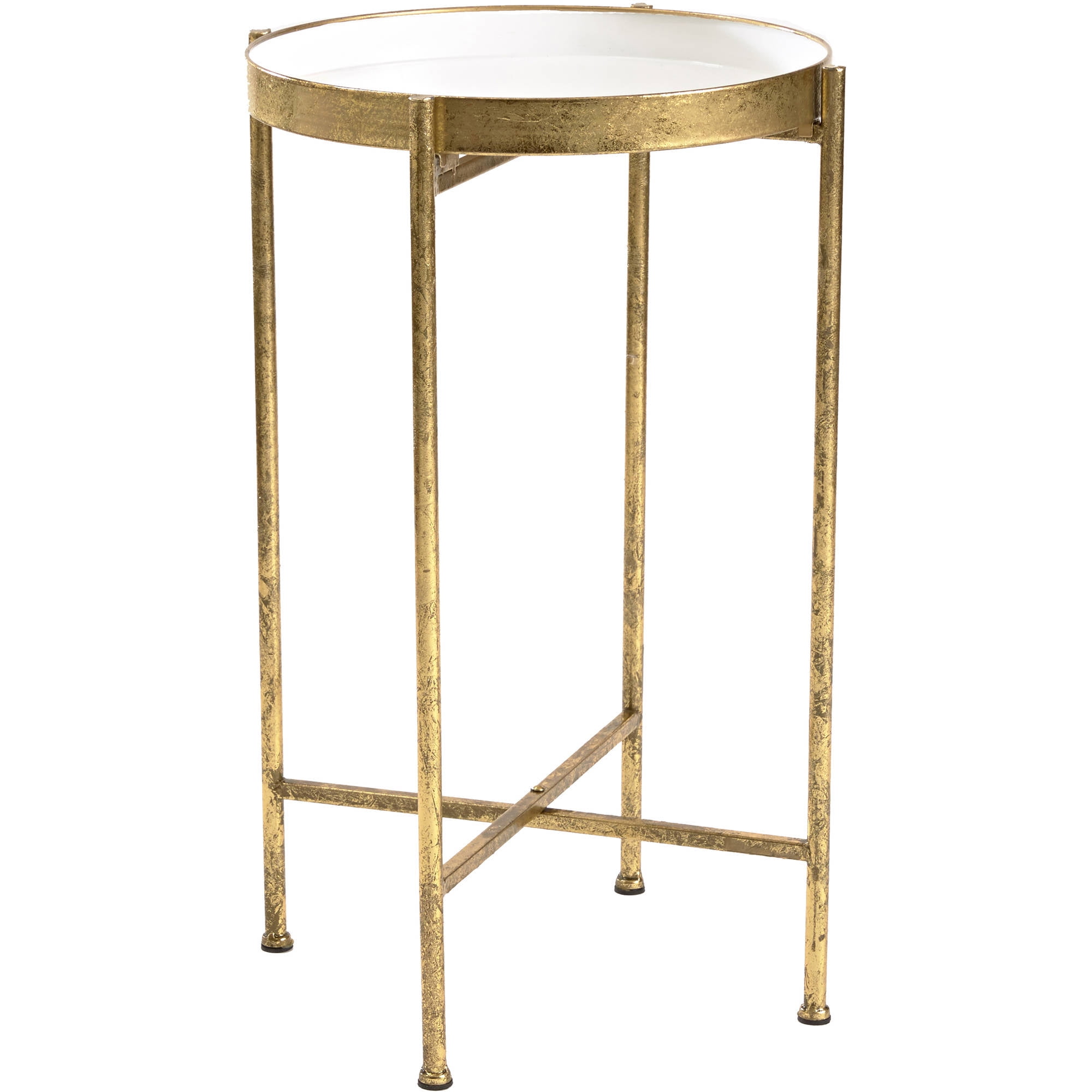 InnerSpace Small Gild Pop Up Tray Table by InnerSpace Luxury Products