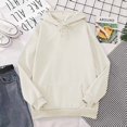 thumbnail image 3 of LEKODE Sweatshirt Fleece Jacket two piece sets for women summer lounge sets for women Sweatshirt Wide Leg Sweatpants women track suits 2 piece set Beige L, 3 of 5
