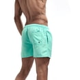 thumbnail image 3 of toraway Mens Solid Color Three Part Beach Pants Straight Tube Loose Sports Shorts XXL, 3 of 3