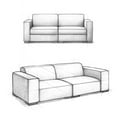 thumbnail image 5 of Simpli Home Rex 2 Seater Sofa, 5 of 9