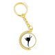 thumbnail image 1 of Sports Dance Dancer performance art Anillo de oro de metal llavero llavero, 1 of 3