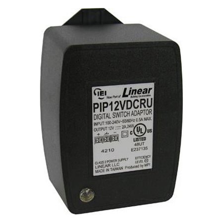 LINEAR PIP12VDCRU 12 VDC Power Supply Linear Plug