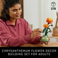 thumbnail image 4 of LEGO Icons Chrysanthemum Building Set - Artificial Flowers for Dinner Table Centerpieces & Decoration, Adults Ages 18+ - Birthday Gift Idea - 10368, 4 of 8
