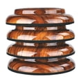 thumbnail image 2 of 4stPianoCasterCups,rosenträfärgPianoCasterPianoBenGolvskyddmedNon-&Anti-brus, 2 of 5