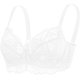 thumbnail image 5 of Sujetador Minizer HSIA, talla grande, con aros, cobertura total, blanco, 5 of 7
