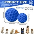 thumbnail image 2 of 2 Pcs Dog Ball for Aggressive Chewers, Indestructible Dog Toys for Aggressive Chewers, Interactive Dog Toys for Relieving Anxiety Dog Balls, 2 of 5