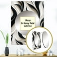 thumbnail image 3 of Designart "Elegant Minimalism In Black And White I" Striped Mirror Wall Decor - Modern White Abstract Large Mirror For Wall Art Decor - 40" x 30" Inch, 3 of 5