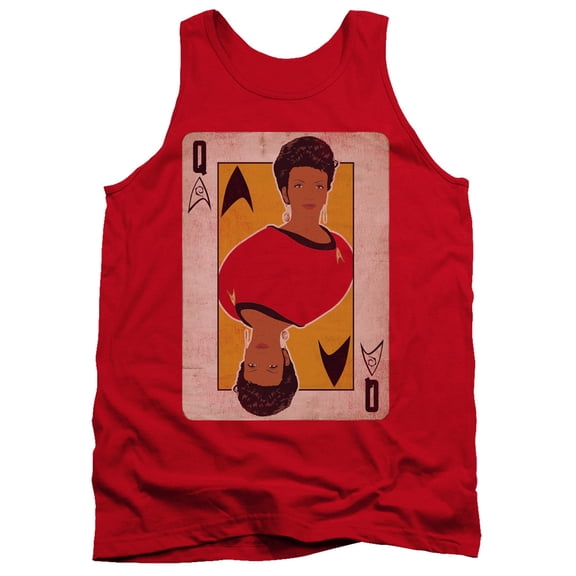 Star Trek Tos Queen Adult Tank Top Red