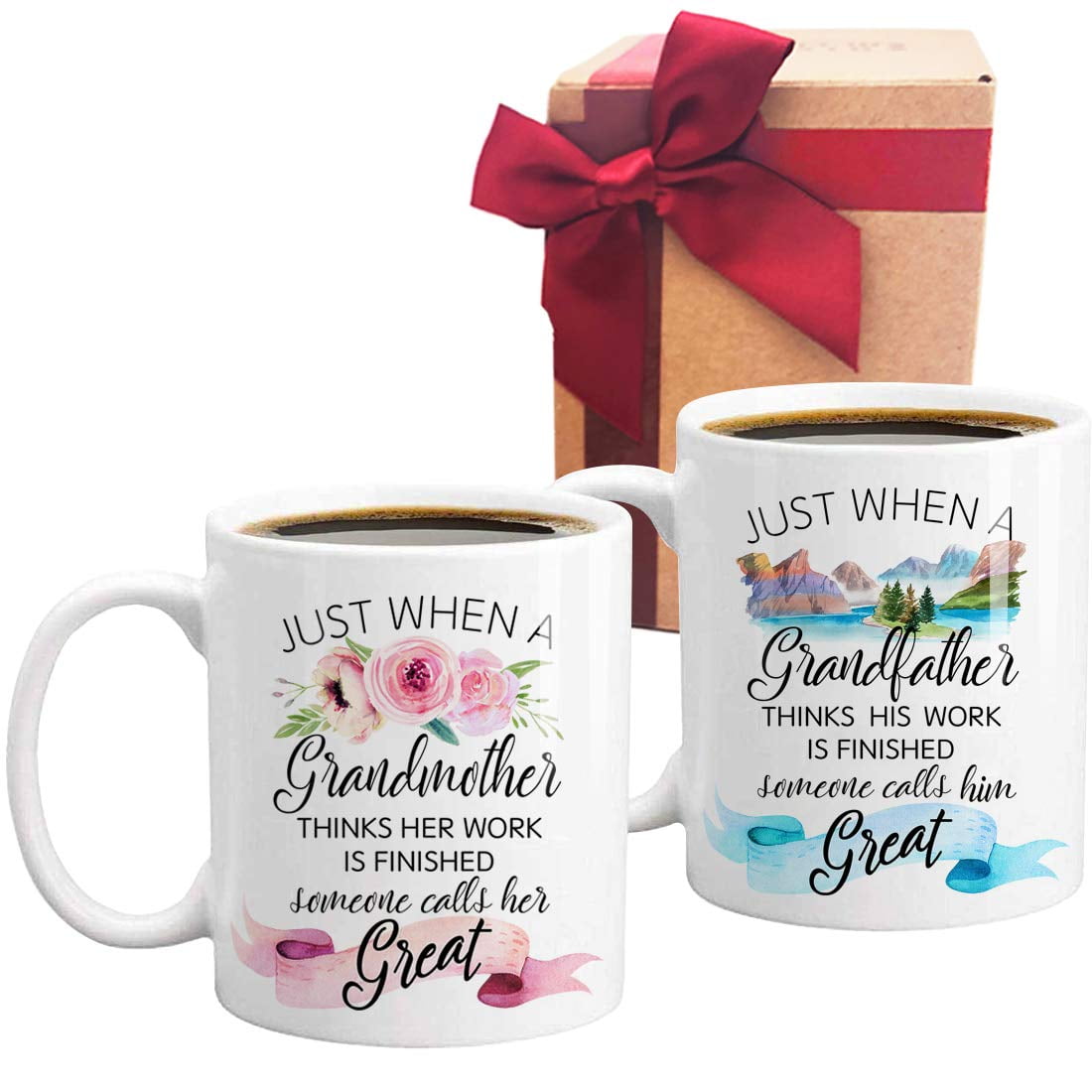 QASHWEY Tasse à Café Pour Grand-mère, Cadeaux Pour Grand-mère